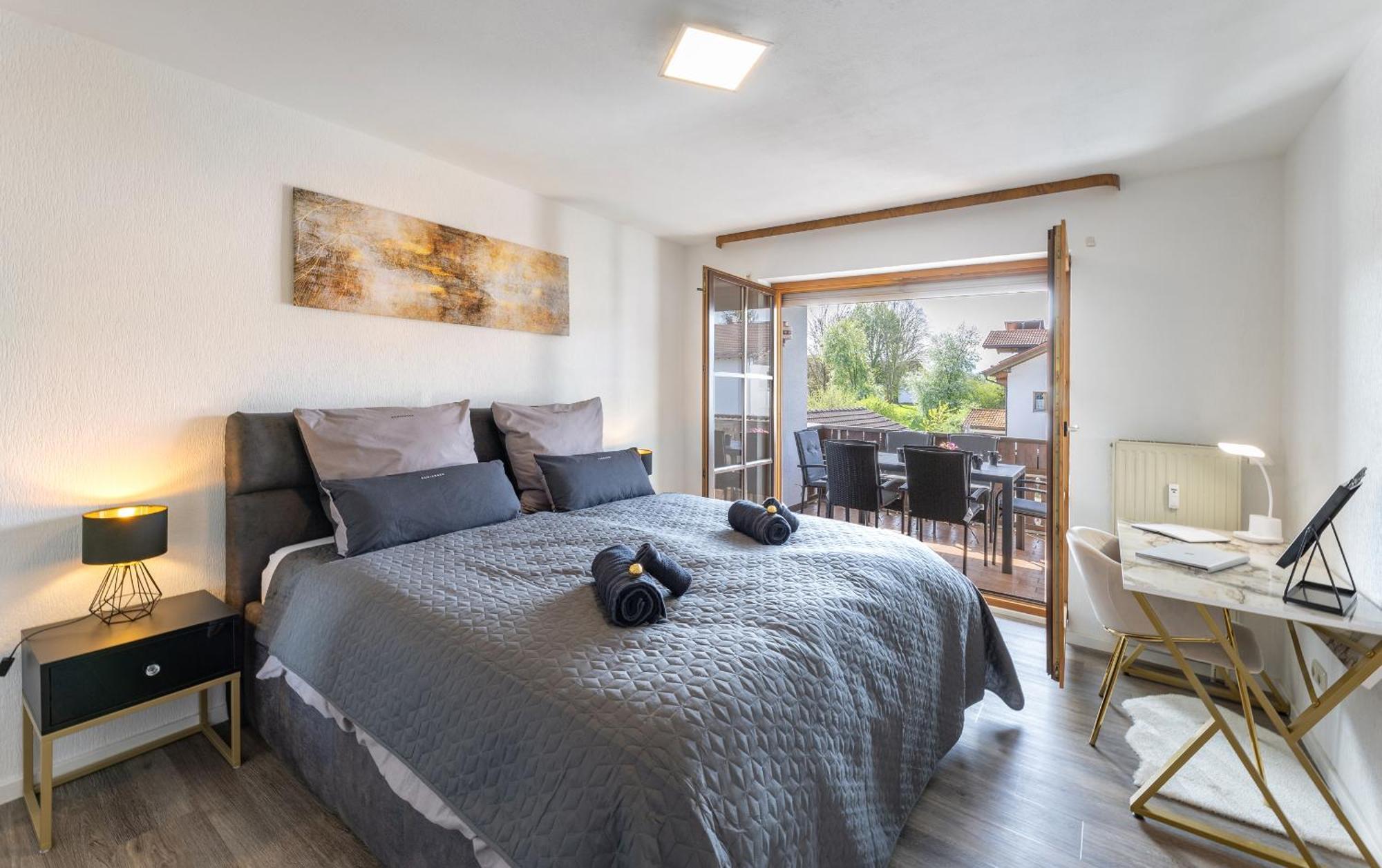 Dream - Alpenblick, Balkon, Haengematte, Parkgarage Kolbermoor