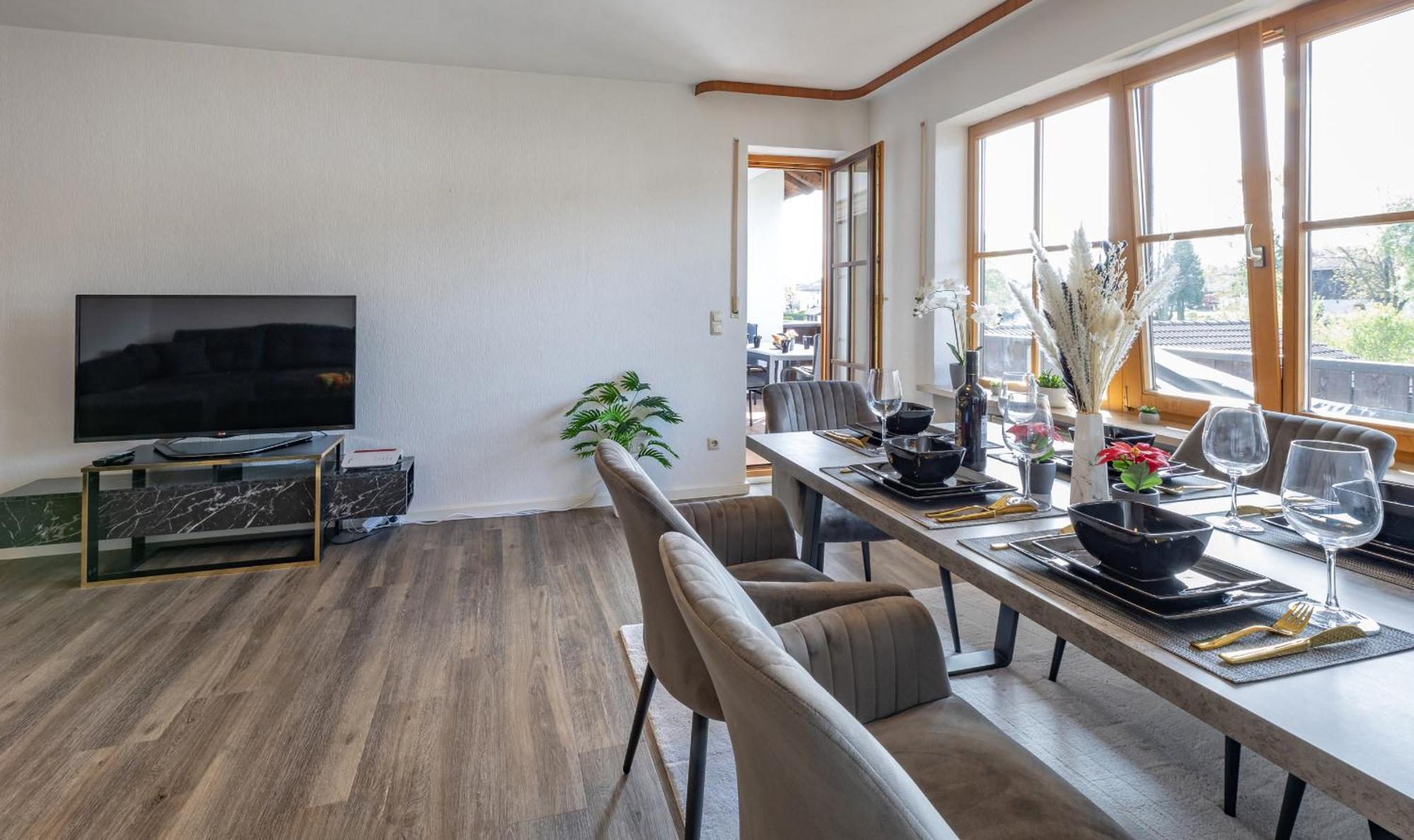 Dream - Alpenblick, Balkon, Haengematte, Parkgarage Appartement Kolbermoor